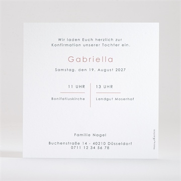 Einladung Konfirmation kirchliche feier - Vue 3