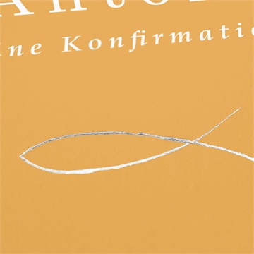 Einladung Konfirmation strahlendes gelb - Vue 2