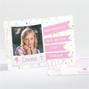 Einladung Konfirmation farbenfrohe konfirmation