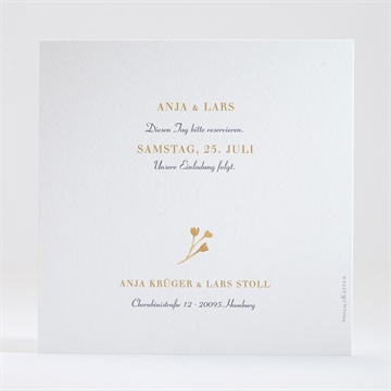 Save the Date Karte herbststrauß - Vue 2