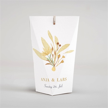 Geschenkbox Hochzeit herbststrauß - schachtel - Vue 4