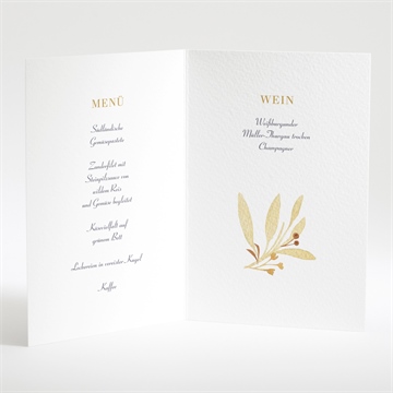 Menükarte Hochzeit herbststrauß - Vue 2