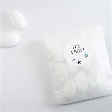 Sticker Geburt super boy - Vue 4