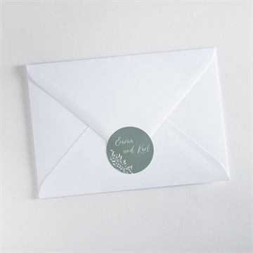 Aufkleber Hochzeit poetisch & elegant - Vue 3