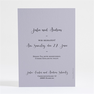 Save the Date Karte strauß in nude - Vue 2