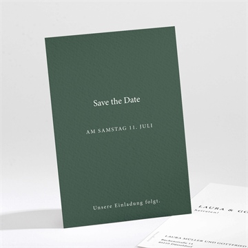 Save the Date Karte waldrand