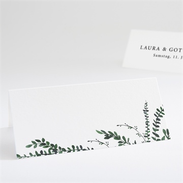 Tischkarte Hochzeit waldrand - Vue 2