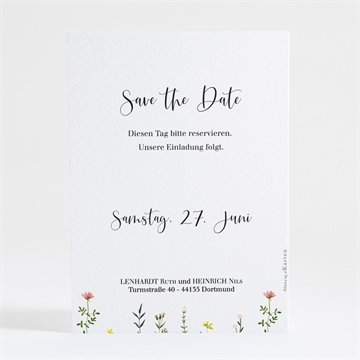 Save the Date Karte frühlingsfreude - Vue 2