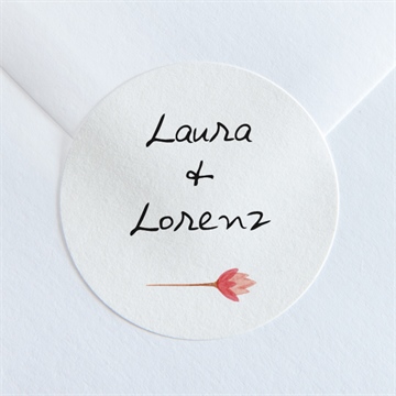 Aufkleber Hochzeit frühlingstanz