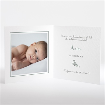 Geburtskarte zärtlichkeit junge - Vue 2