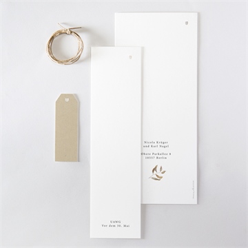 Hochzeitseinladung feldblumenstrauß - Vue 5