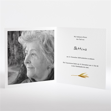 Trauerkarte farandole - Vue 2