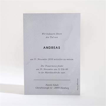 Trauerkarte abschied - vue 2