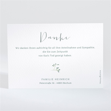 Trauerdanksagung erinnerung - quer 1 - vue 2