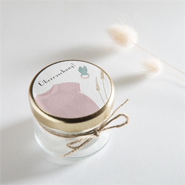 Sticker Geburt meine kleinen sachen mädchen - Mise en situation