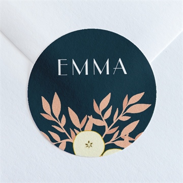 Sticker Geburt tiefe eleganz