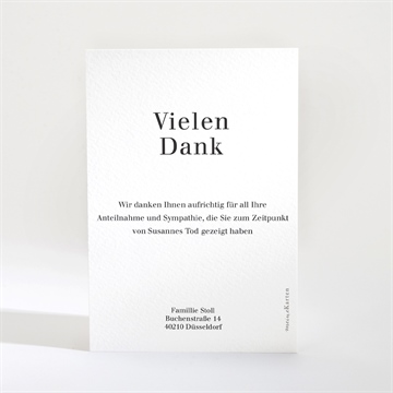 Trauerdanksagung für die ewigkeit - vue 2