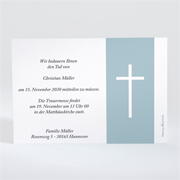 Trauerkarte ref. N11040