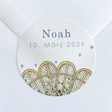 Sticker Geburt wiege jungen