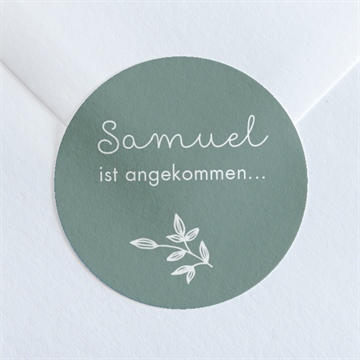 Sticker Geburt einfacher fotorahmen