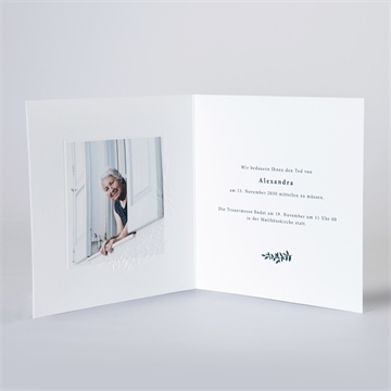 Trauerkarte blätterzweig - vue 3