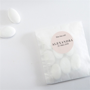 Sticker Geburt foto mit rahmen - Vue 4