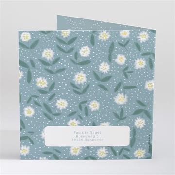 Trauerkarte blumige skizze - vue 4