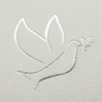 Trauerkarte taube der hoffnung - Vue 2