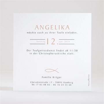 Einladung Taufe meine taufe - Vue 3