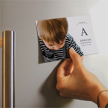 Einladung Taufe initial - magnet 2 - Vue 2