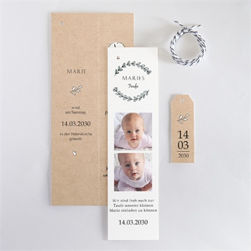 Einladung Taufe kleines programm - Vue 4