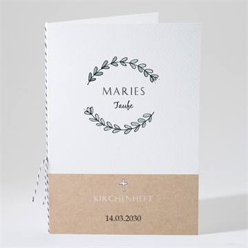 Kirchenheft Taufe kleines programm