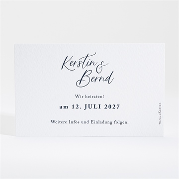 Save the Date Karte nachtblumen - vue 2