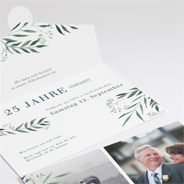 Einladung Hochzeitsjubiläum alles in einem - 25 jahre - vue 2