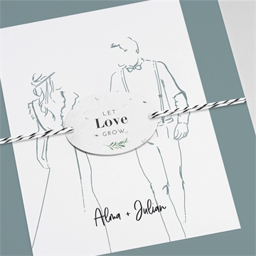 Hochzeitseinladung liebeszeichnung - Vue 2