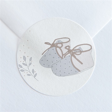 Sticker Geburt meine kleinen schühchen