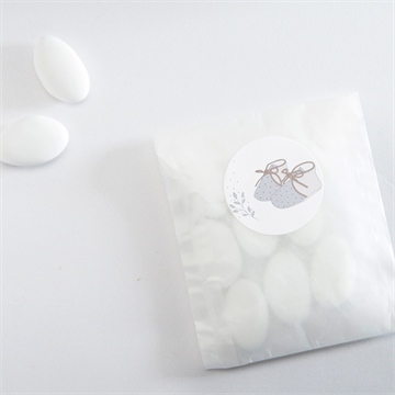 Sticker Geburt meine kleinen schühchen - Vue 4