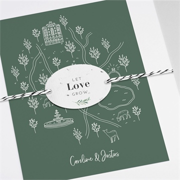 Hochzeitseinladung samenliebe - Vue 2