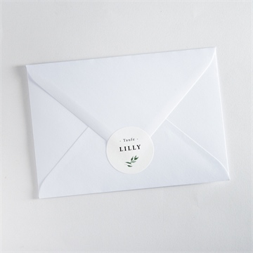 Aufkleber Taufe naturbezogen - Vue 3