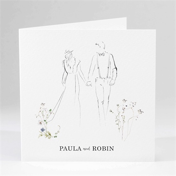 Hochzeitseinladung zu zweit