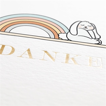 Dankeskarte Geburt schöne deko - Vue 2