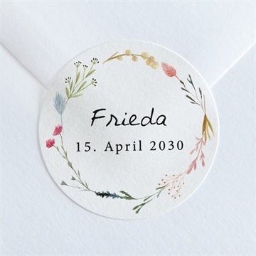 Sticker Geburt herbstgedicht