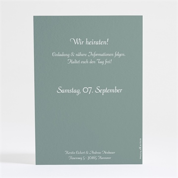 Save the Date Karte blätterband - Vue 2