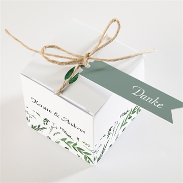 Geschenkbox Hochzeit blätterband - vue 3