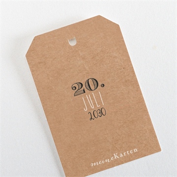 Geschenkanhänger Hochzeit vertrauen - Vue 3