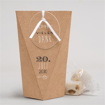 Geschenkbox Hochzeit vertrauen - schachtel