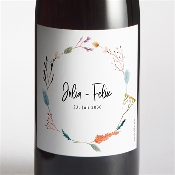 Flaschenetikett Hochzeit ref. N3001632
