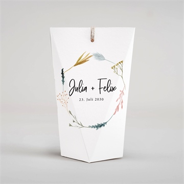 Geschenkbox Hochzeit landkunst - schachtel - vue 4