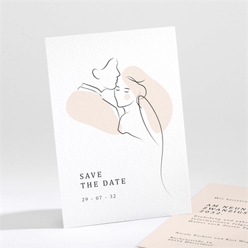 Save the Date Karte umarmung