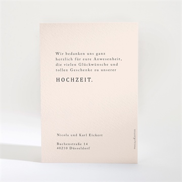 Dankeskarte Hochzeit umarmung - Vue 2